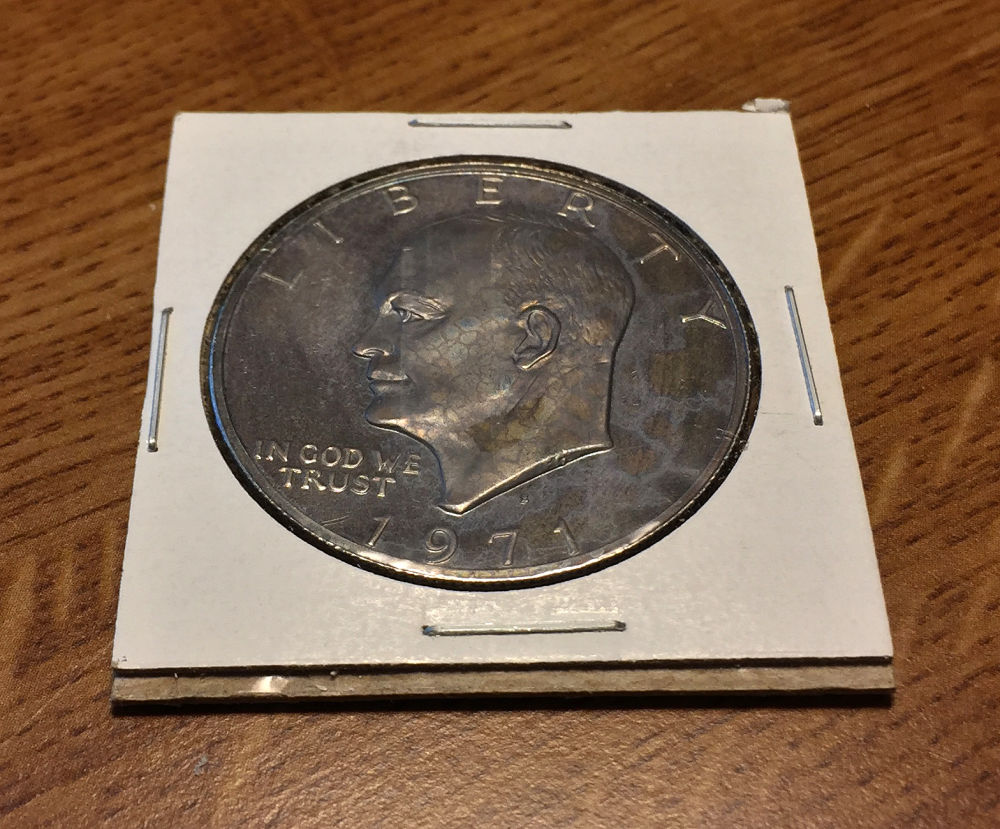 This-1971-S-Eisenhower-Proof-Dollar-Is-Infected-With-Kv!-Wicked-Toning!